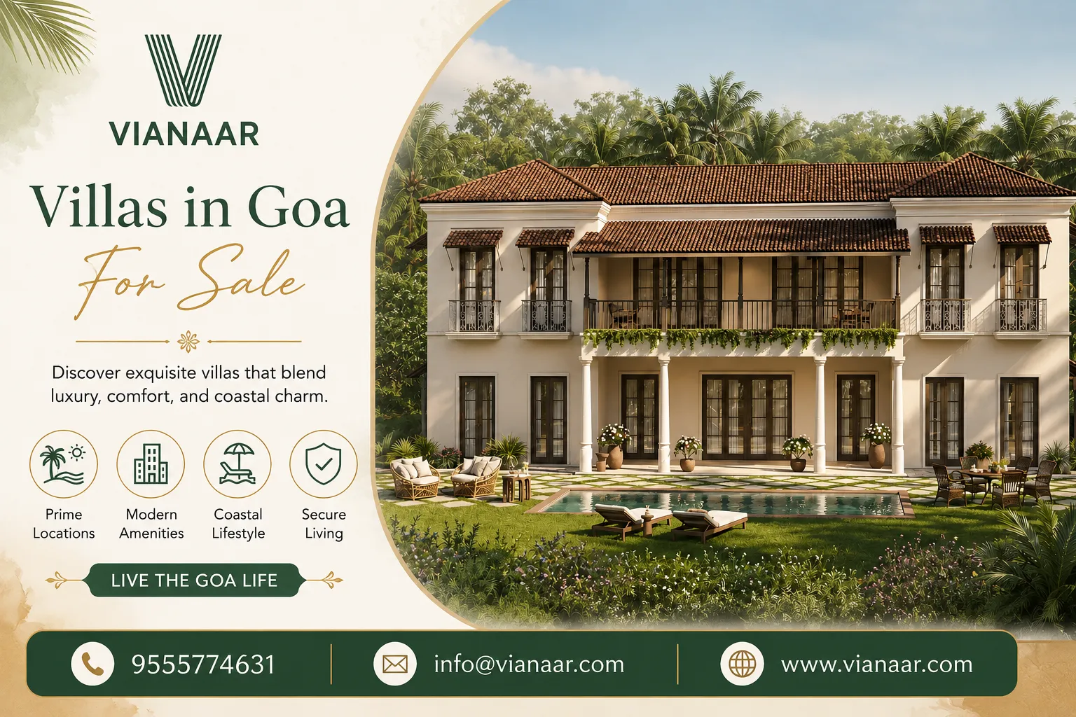 Villas in Goa – Experience Luxury, Privacy & Timeless Design