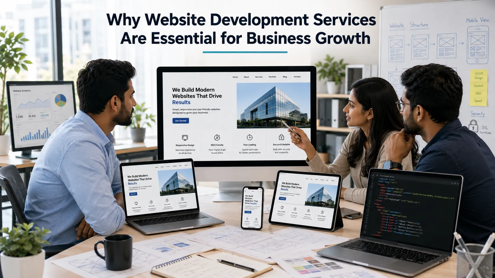 Why Website Development Services Are Essential for Business Growth