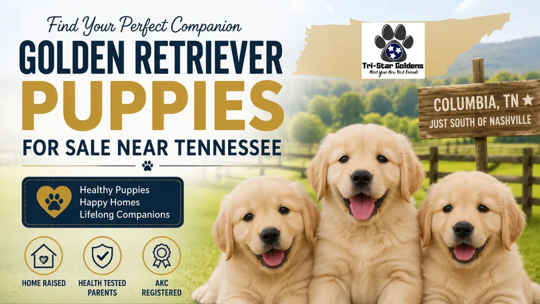 Golden Retriever Puppies for Sale Near Tennessee: Find Your Perfect Family Companion