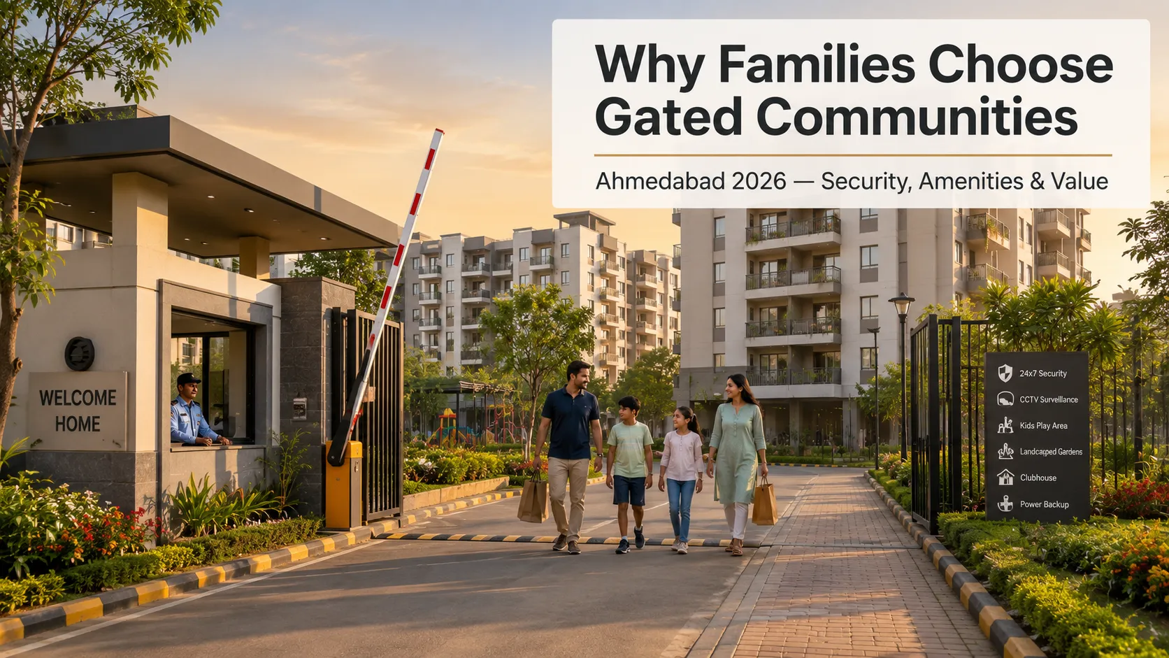 Why Ahmedabad Families Prefer Gated Communities in 2026