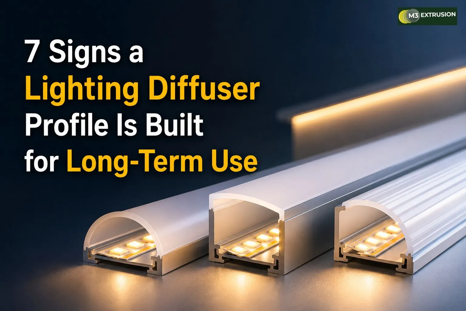 7 Signs a Lighting Diffuser Profile Is Built for Long-Term Use