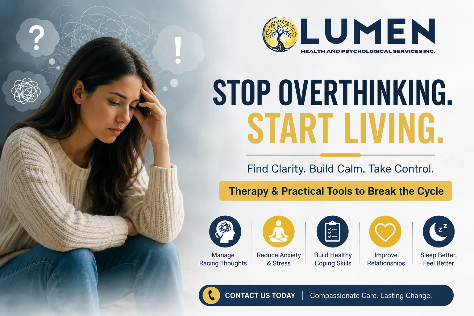 Stop Overthinking: Evidence-Based Therapy Strategies That Help You Regain Control