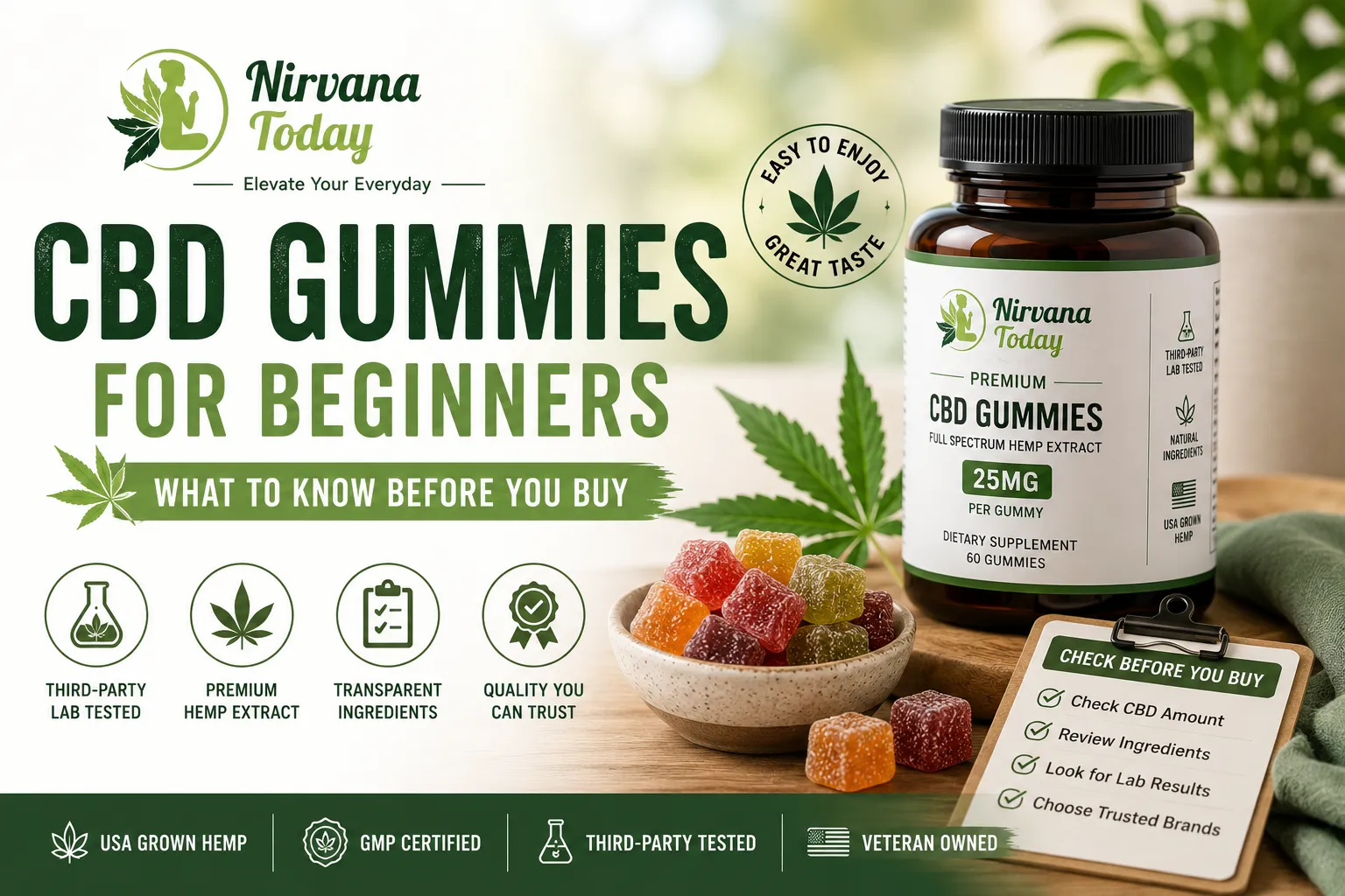 CBD Gummies for Beginners: What to Know Before You Buy