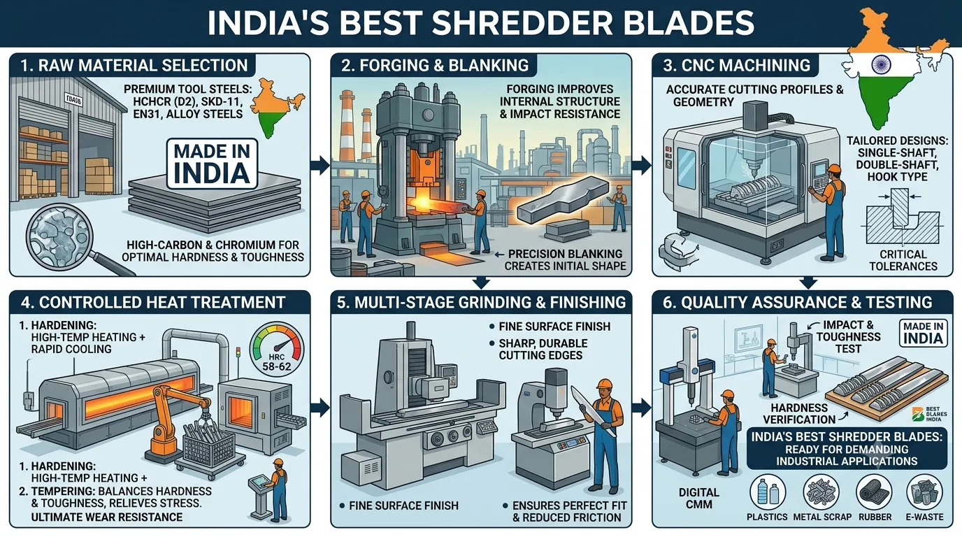 How India's Best Shredder Blades Are Made