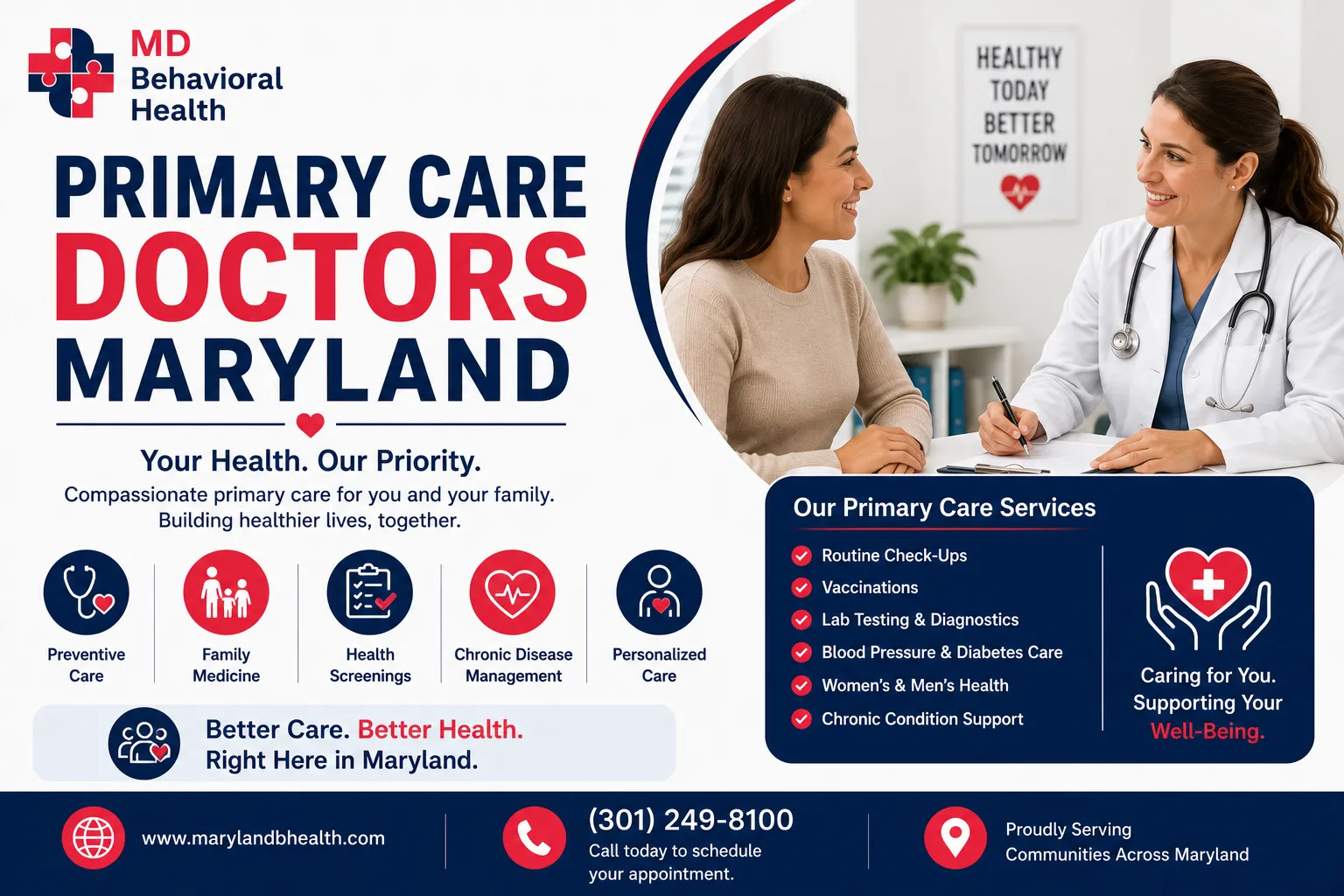 Primary Care Doctors Maryland Supporting Recovery