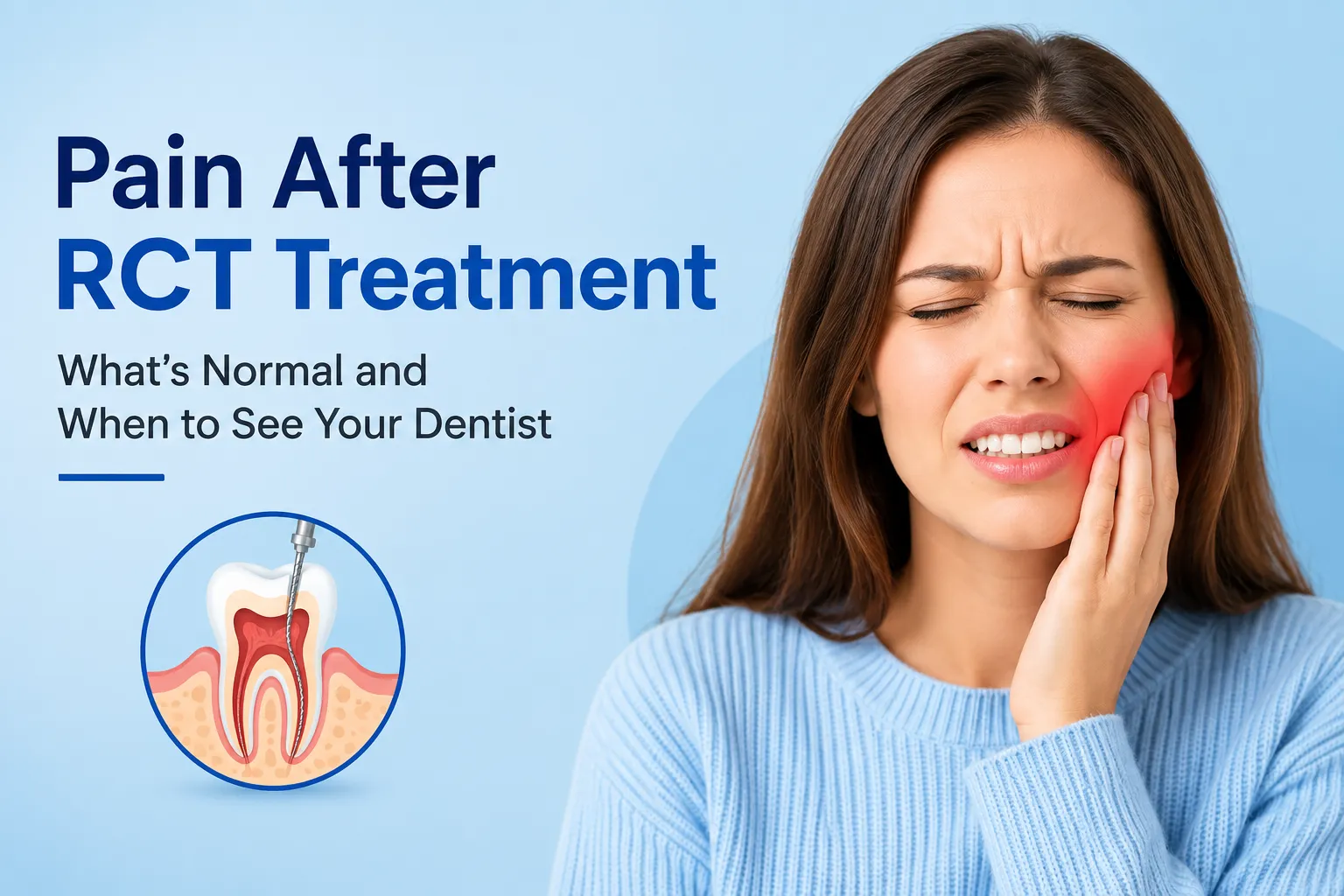 Pain After RCT Treatment: What's Normal and When to See Your Dentist