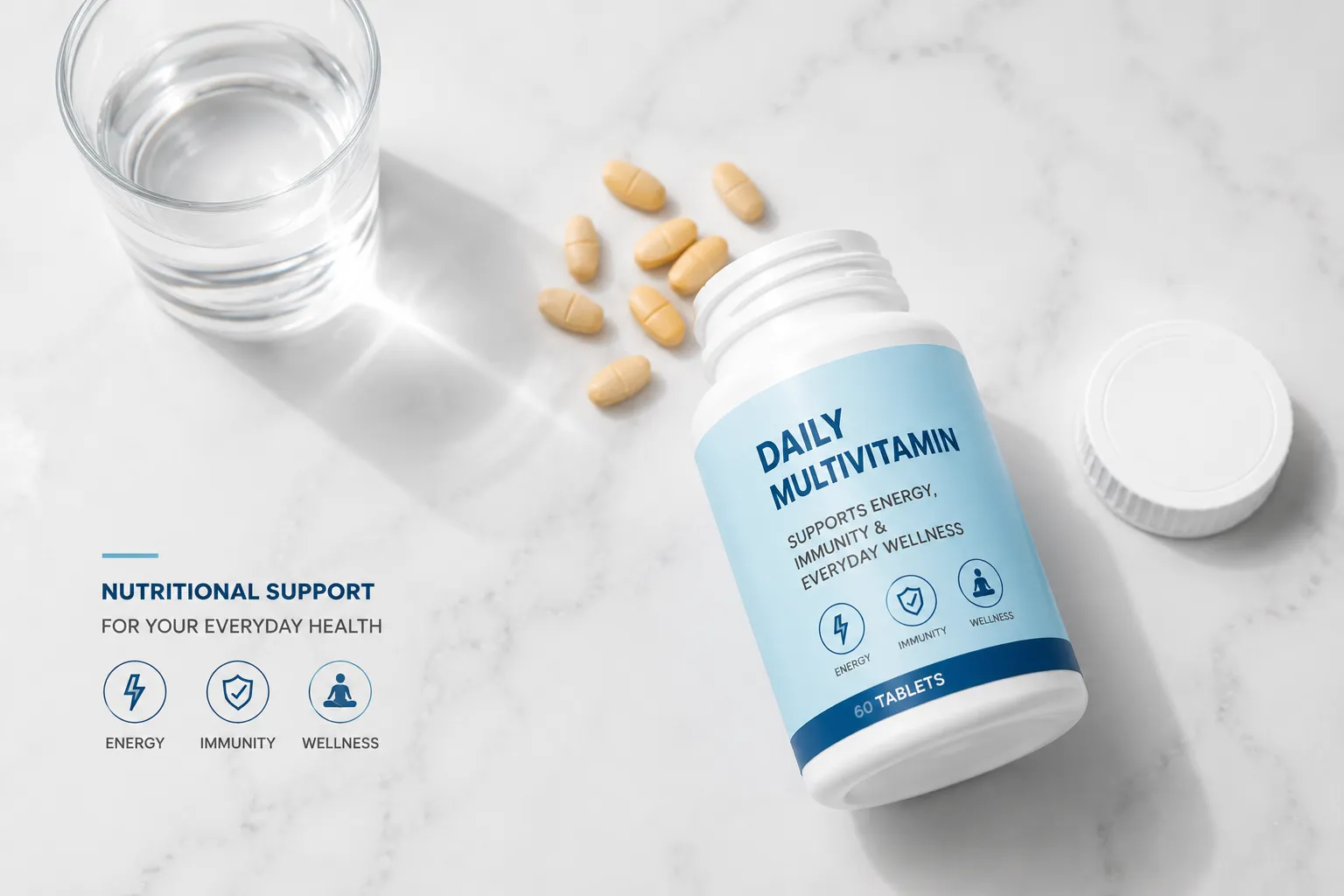 Daily Multivitamin Benefits for Energy, Immunity and Everyday Wellness