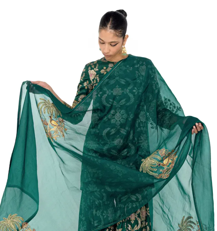 Raw Mango Designer Stoles: Redefining Traditional Elegance with Timeless Craftsmanship