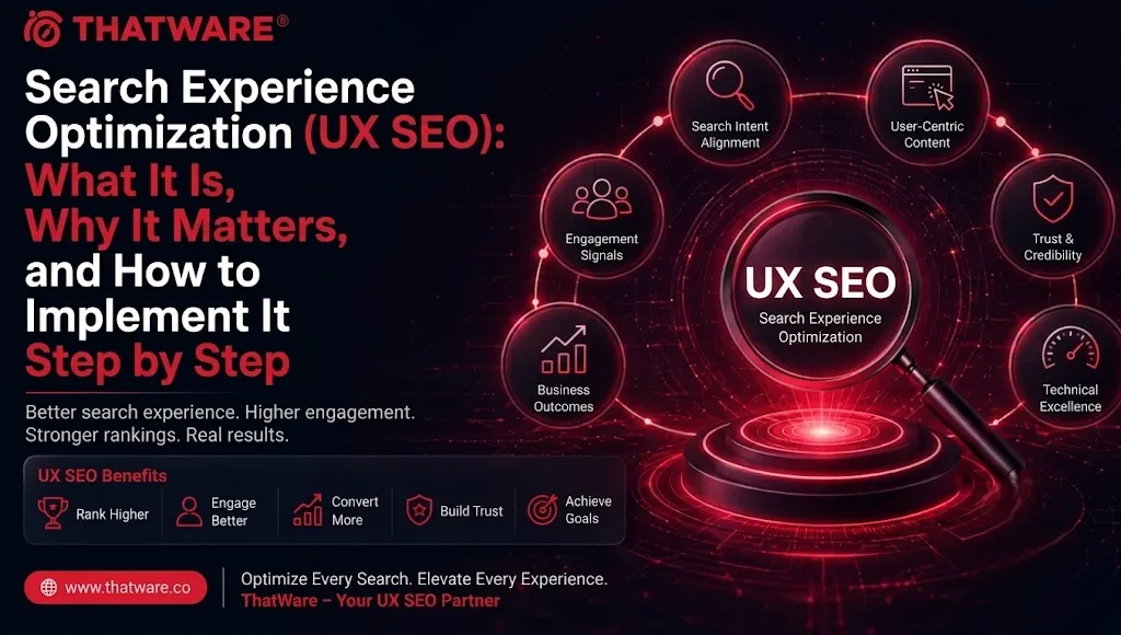 UX SEO, User Experience SEO & Search UX Strategies by ThatWare LLP