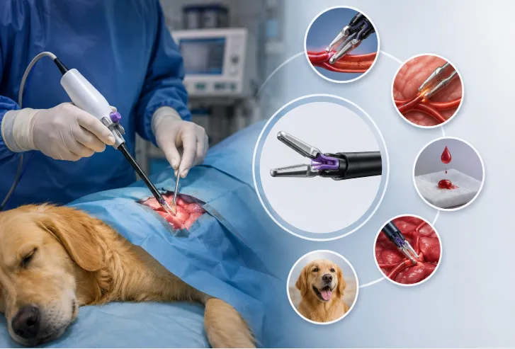 Vessel Sealing Device Benefits for Efficient Veterinary Surgery