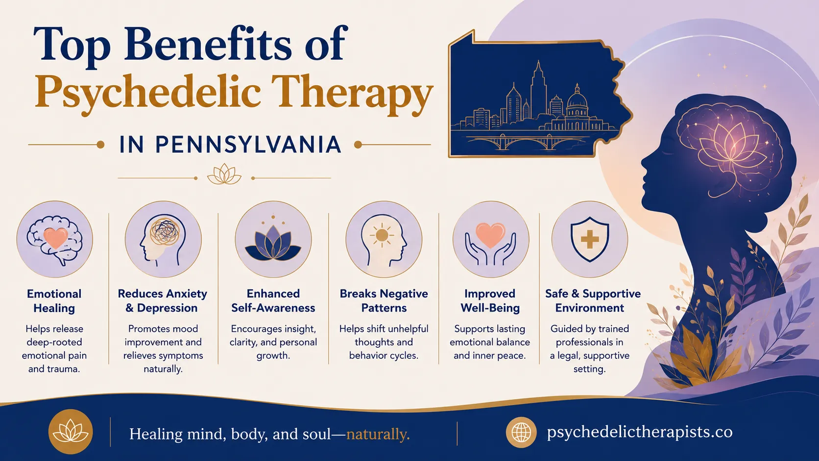 Top Benefits of Psychedelic Therapy in Pennsylvania