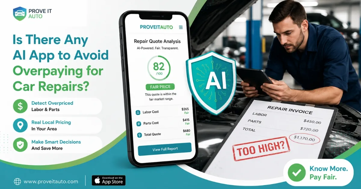 Is There Any AI App to Avoid Overpaying for Car Repairs?