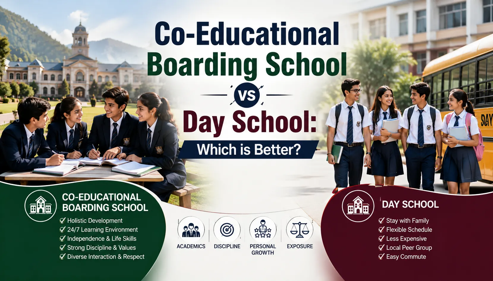 Co-Educational Boarding School vs Day School: Which is Better?