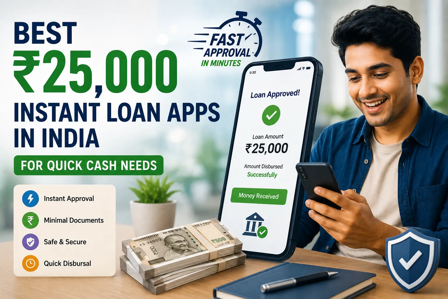 Best ₹25,000 Instant Loan Apps in India for Quick Cash Needs