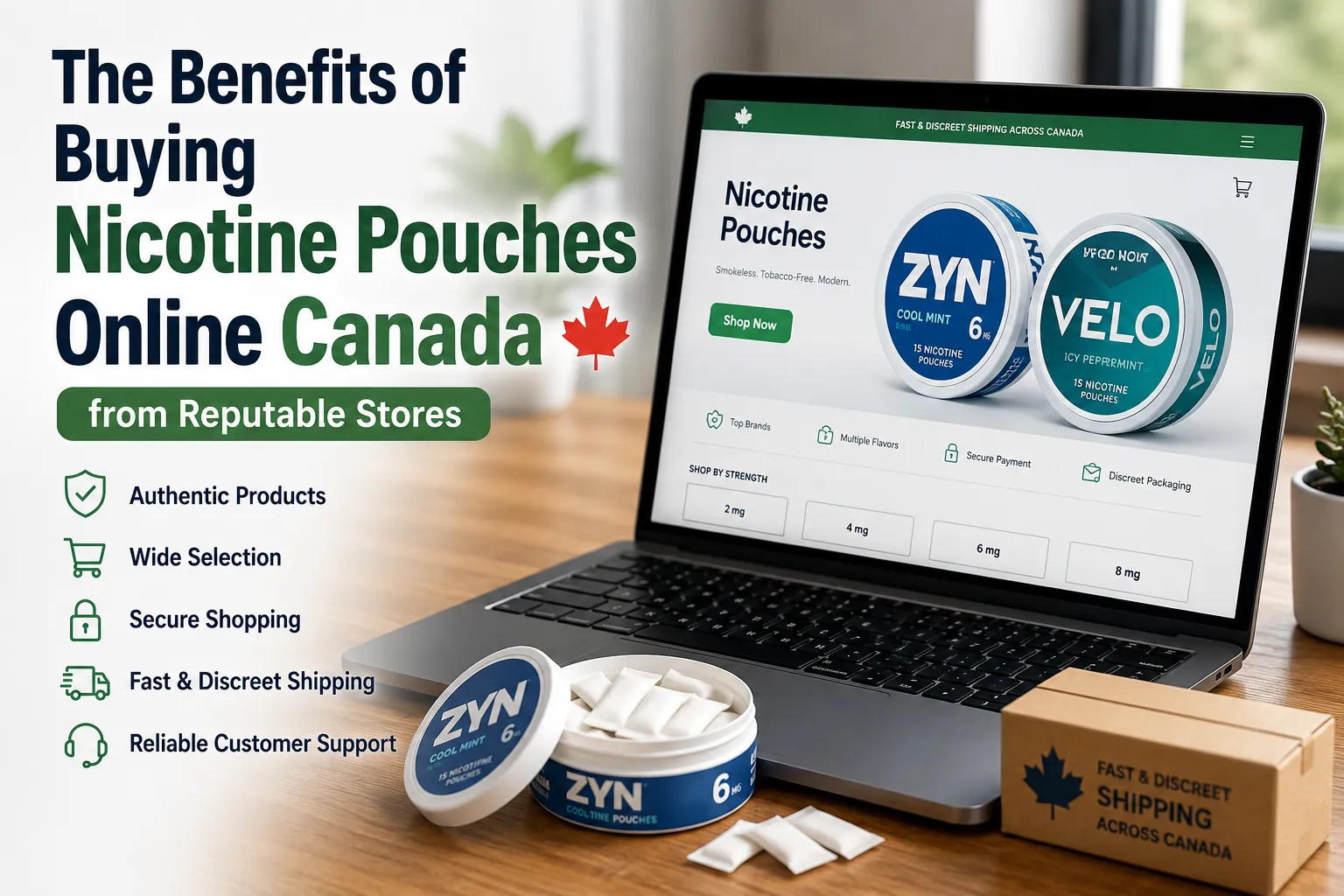 The Benefits of Buying Nicotine Pouches Online in Canada from Reputable Stores