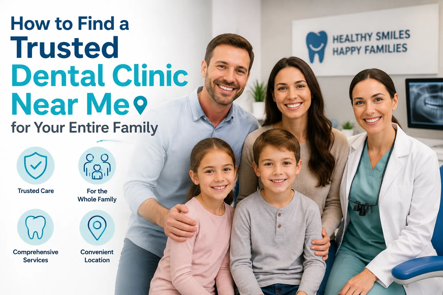 How to Find a Trusted Dental Clinic Near Me for Your Entire Family
