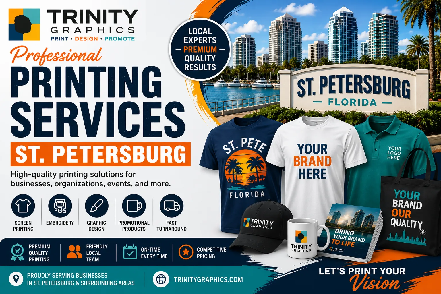 Premium Printing Services St Petersburg FL That Elevate Your Brand