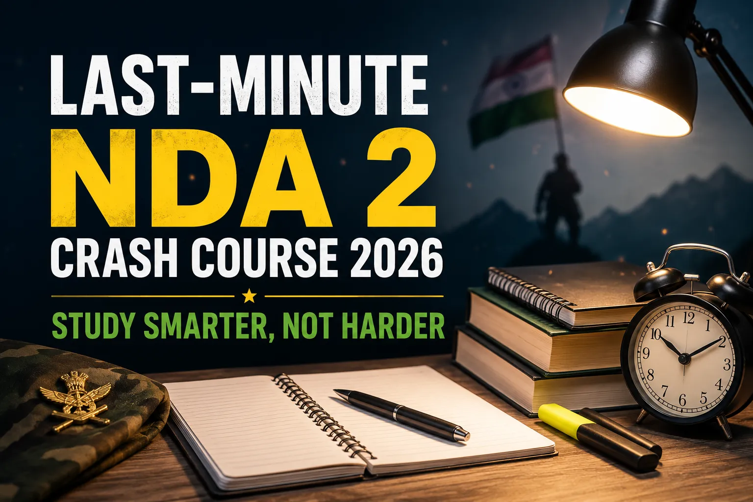 Last-Minute NDA 2 Crash Course 2026: Study Smarter, Not Harder