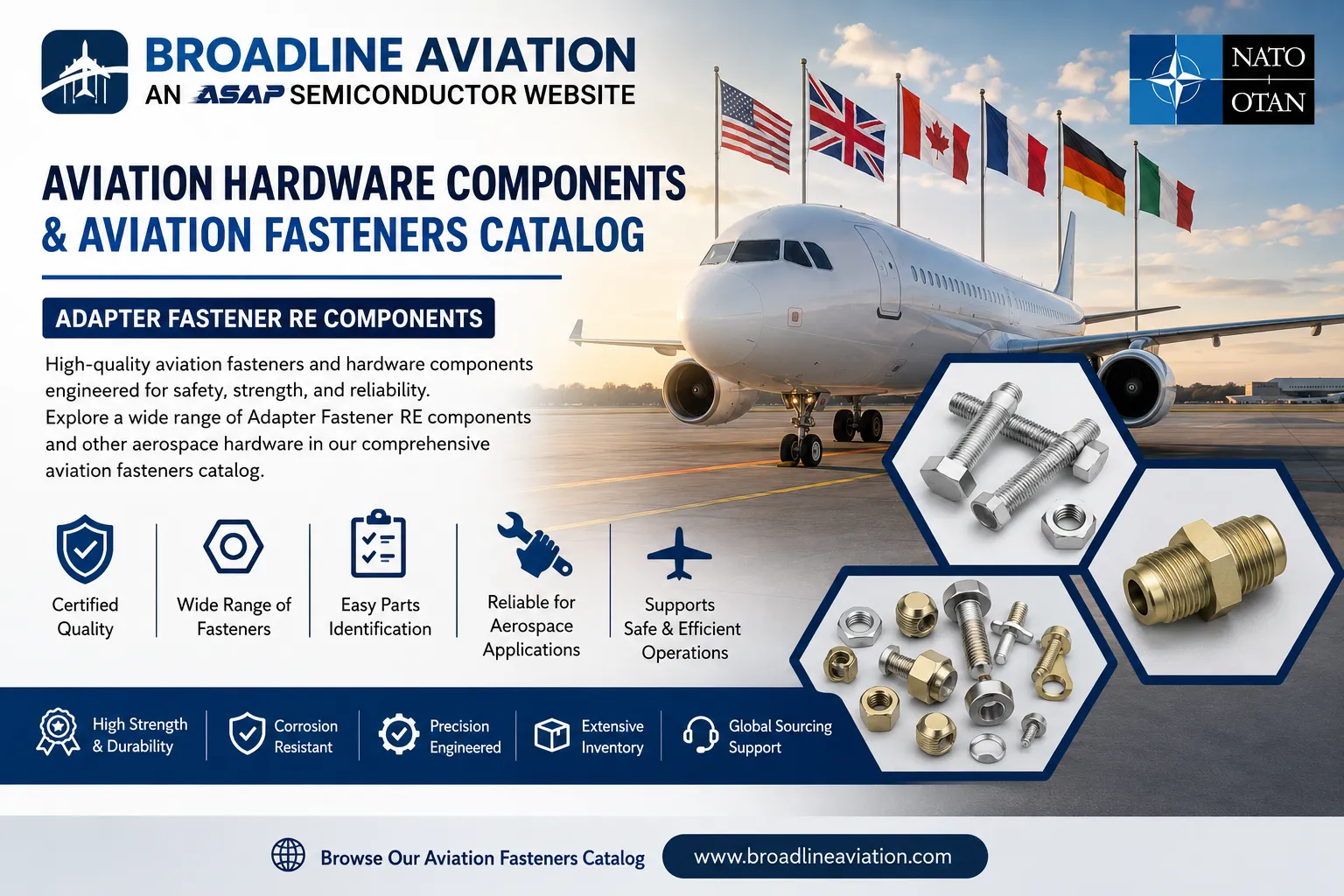 Aviation Hardware Components: Finding Quality Adapter Fastener RE Components Through a Trusted Aviation Fasteners Catalog