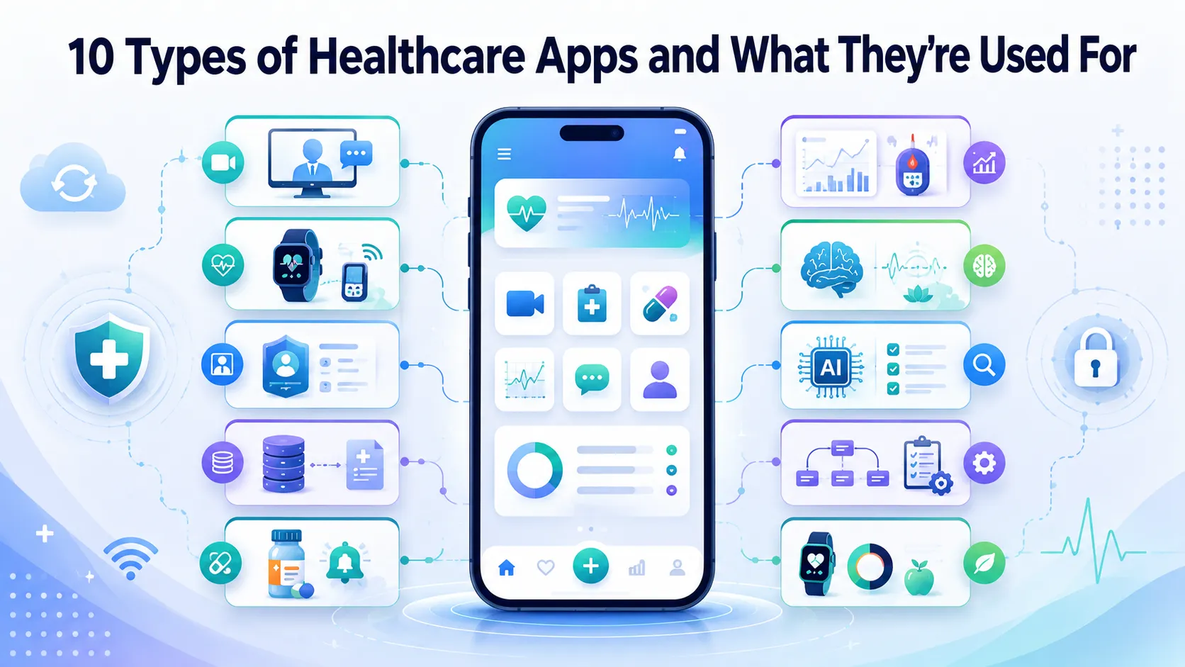 10 Types of Healthcare Apps and What They're Used For