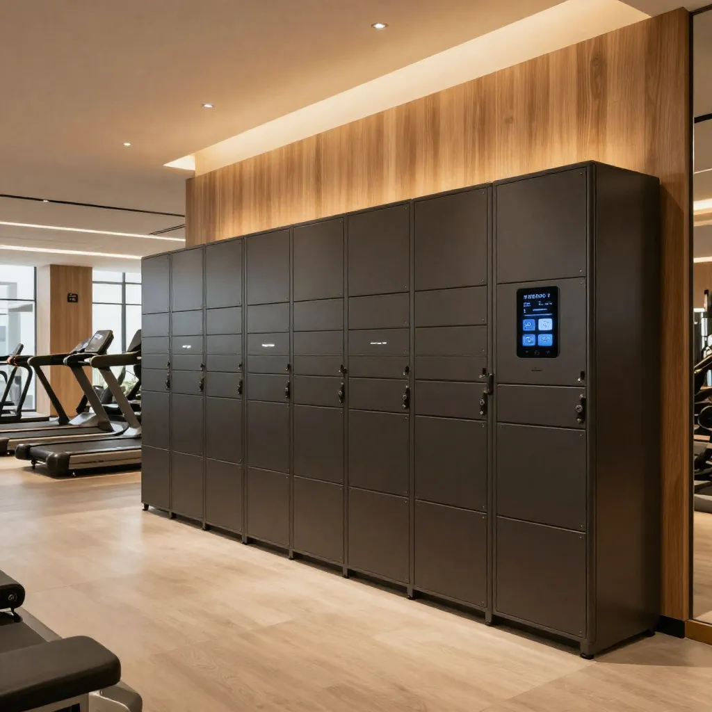Modern Smart Locker Systems for UAE Fitness Centers