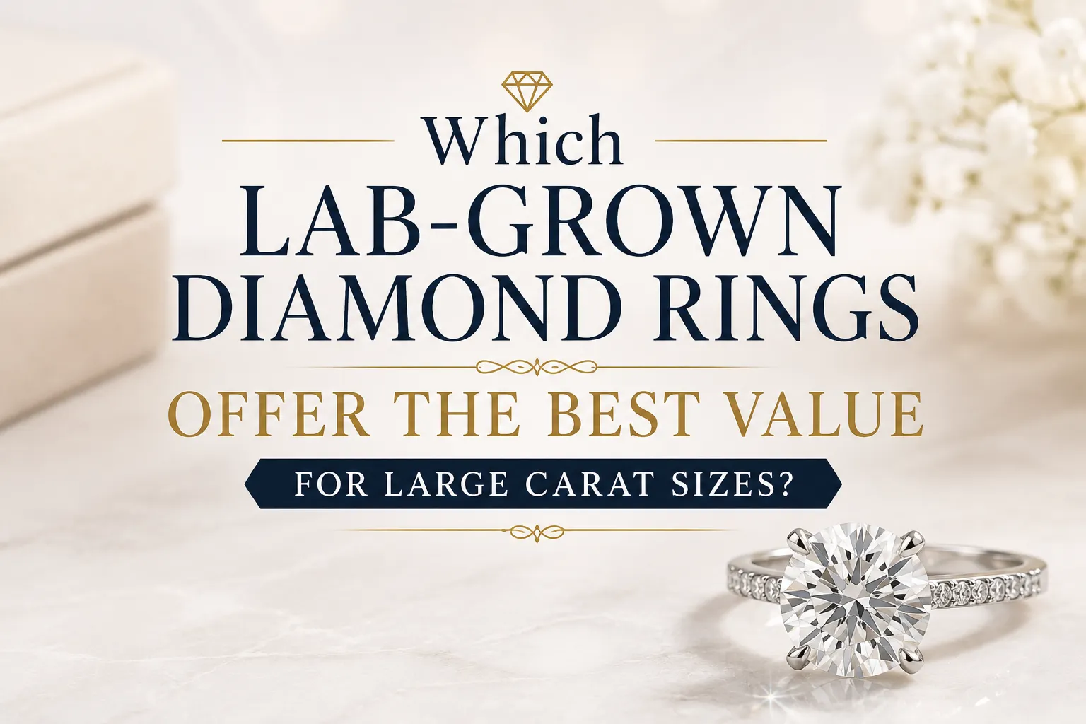 Which Lab-Grown Diamond Rings Offer the Best Value for Large Carat Sizes?