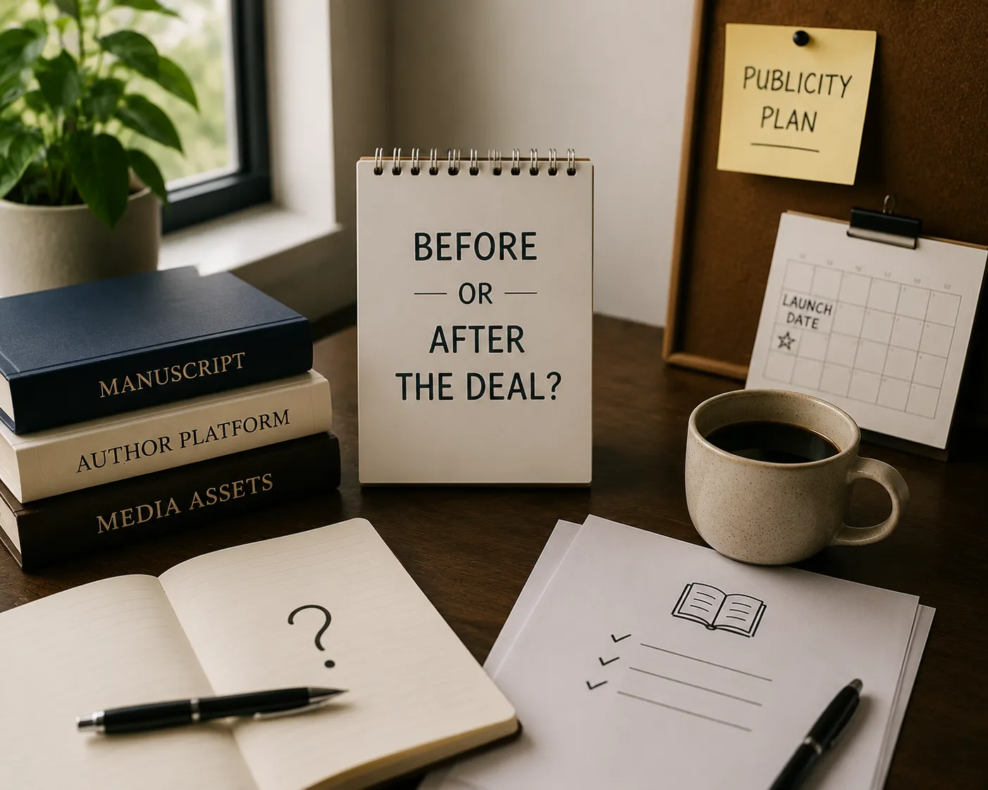 Should Authors Hire a Publicist Before or After Signing a Publishing Deal?