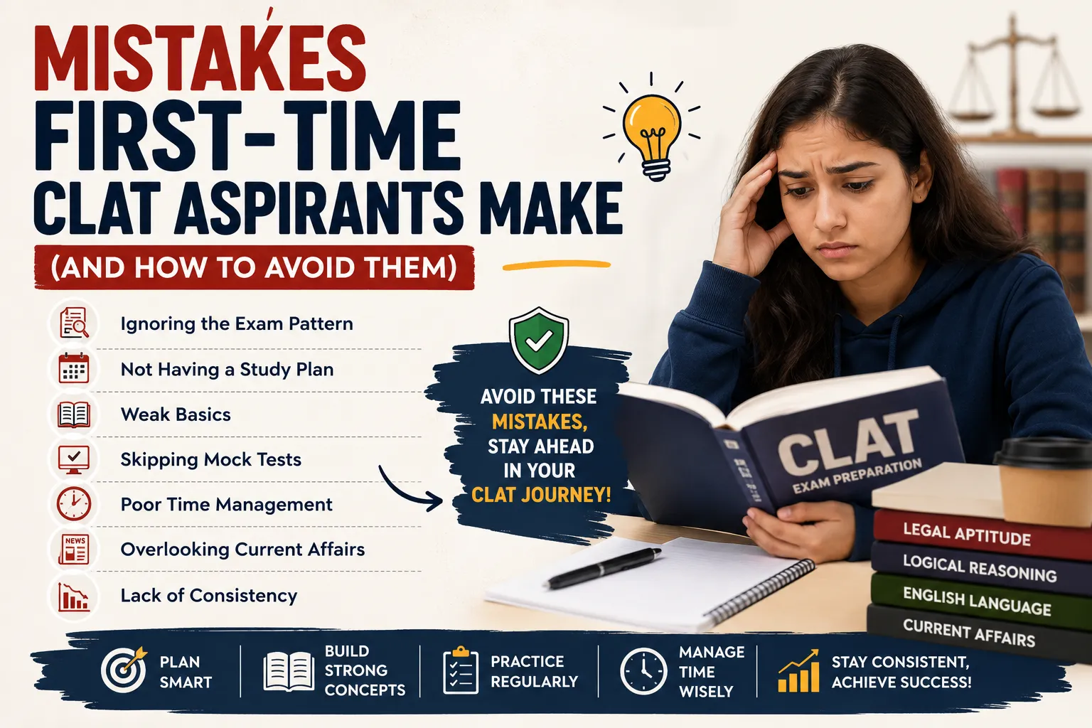 Mistakes First-Time CLAT Aspirants Make (And How to Avoid Them)