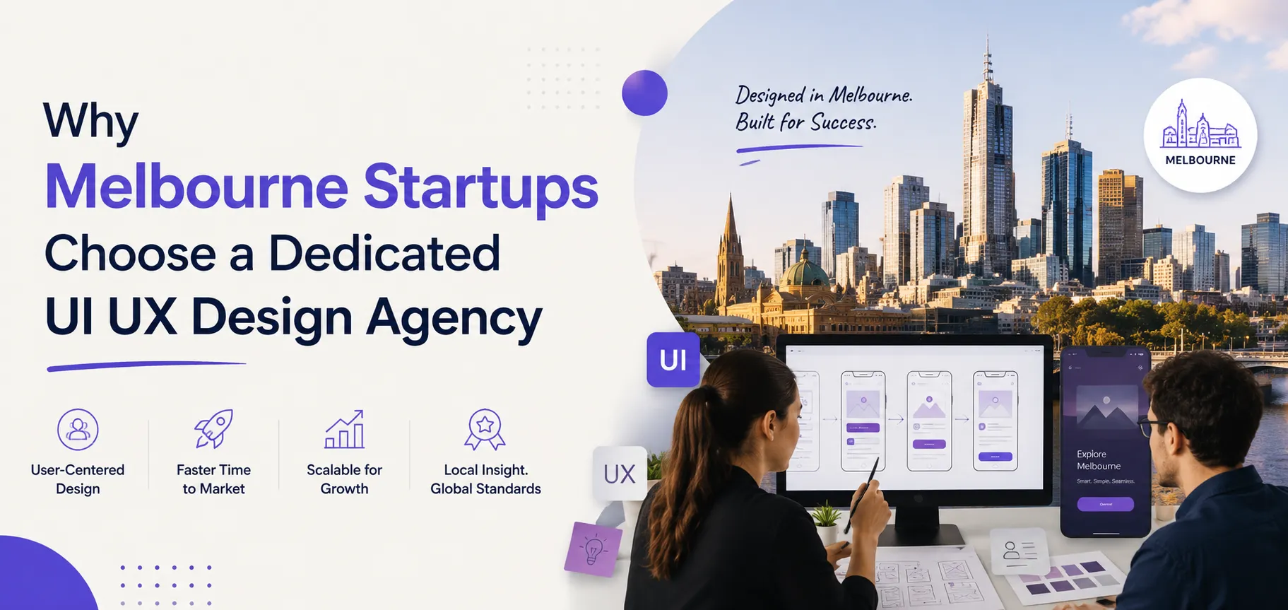 Why Melbourne Startups Choose a Dedicated UI UX Design Agency?