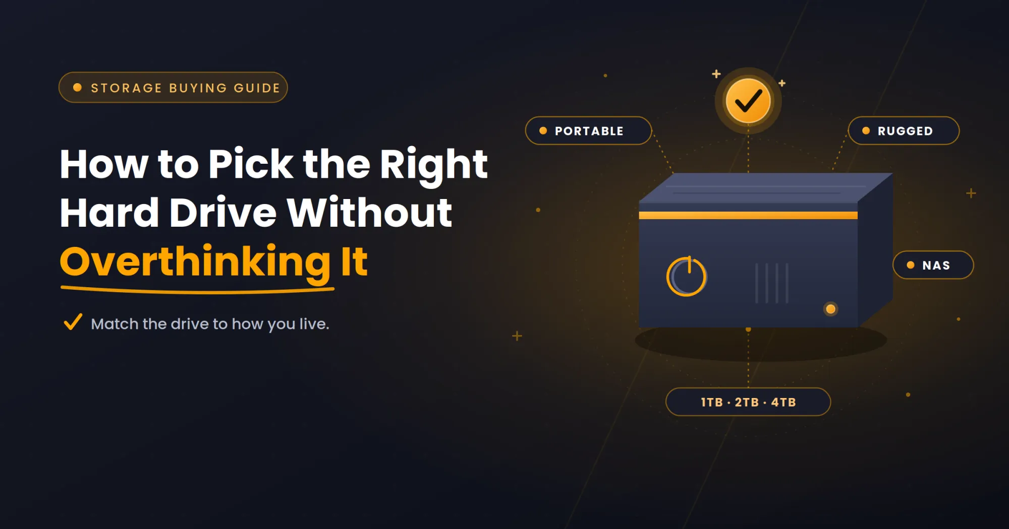 How to Pick the Right Hard Drive Without Overthinking It