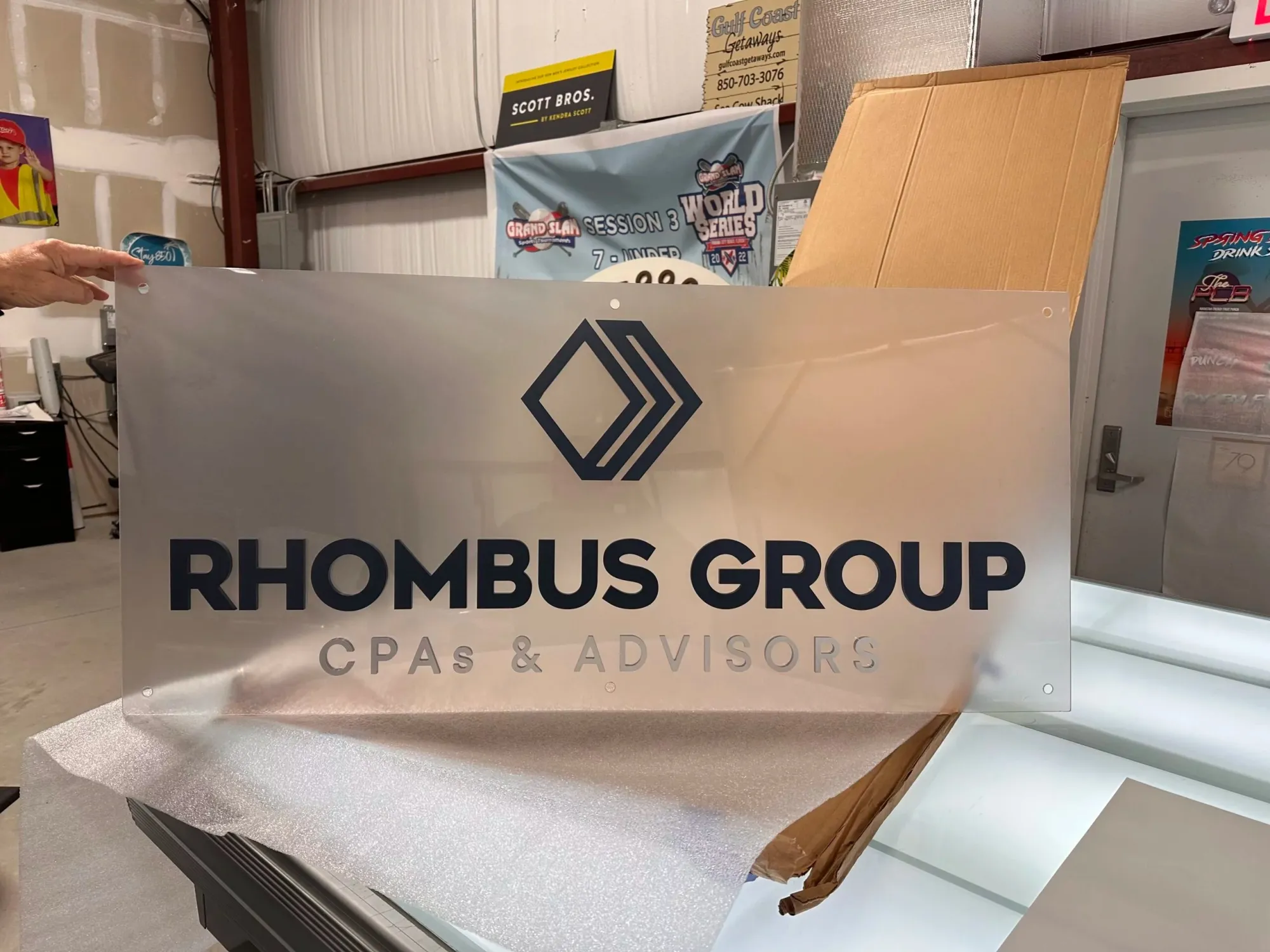 Custom Acrylic Signs for Hotels, Resorts, and Vacation Rentals in Panama City Beach