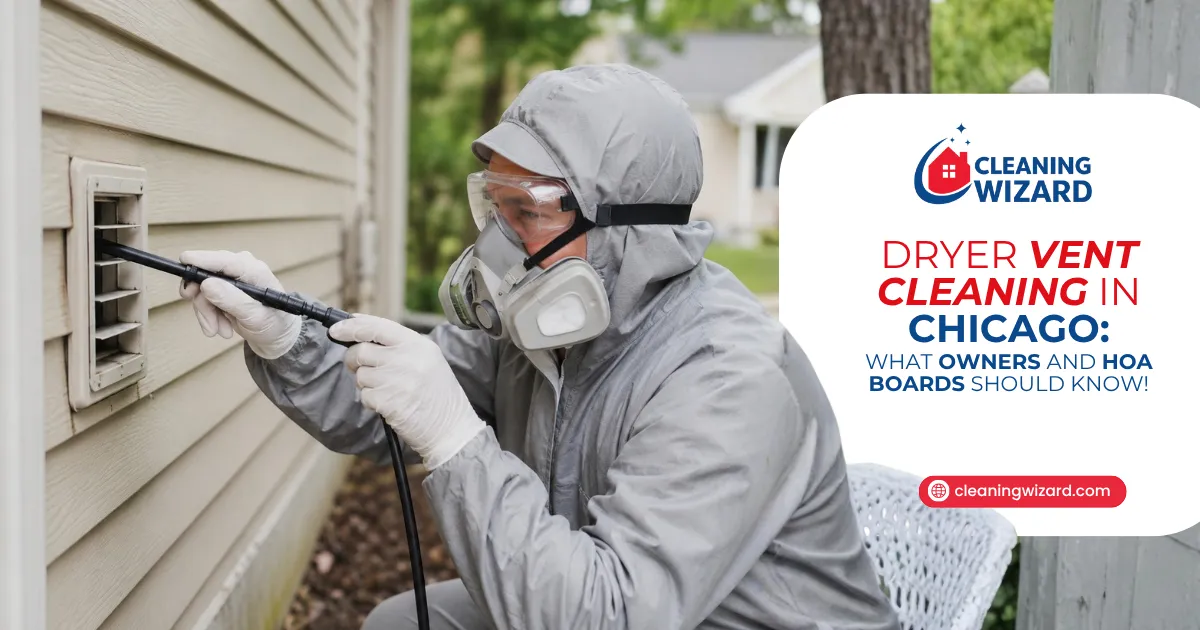 Dryer Vent Cleaning in Chicago: What Owners and HOA Boards Should Know!