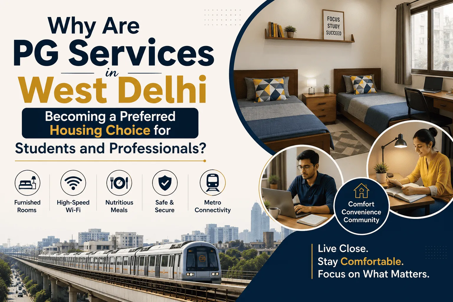 Why Are PG Services in West Delhi Becoming a Preferred Housing Choice for Students and Professionals?