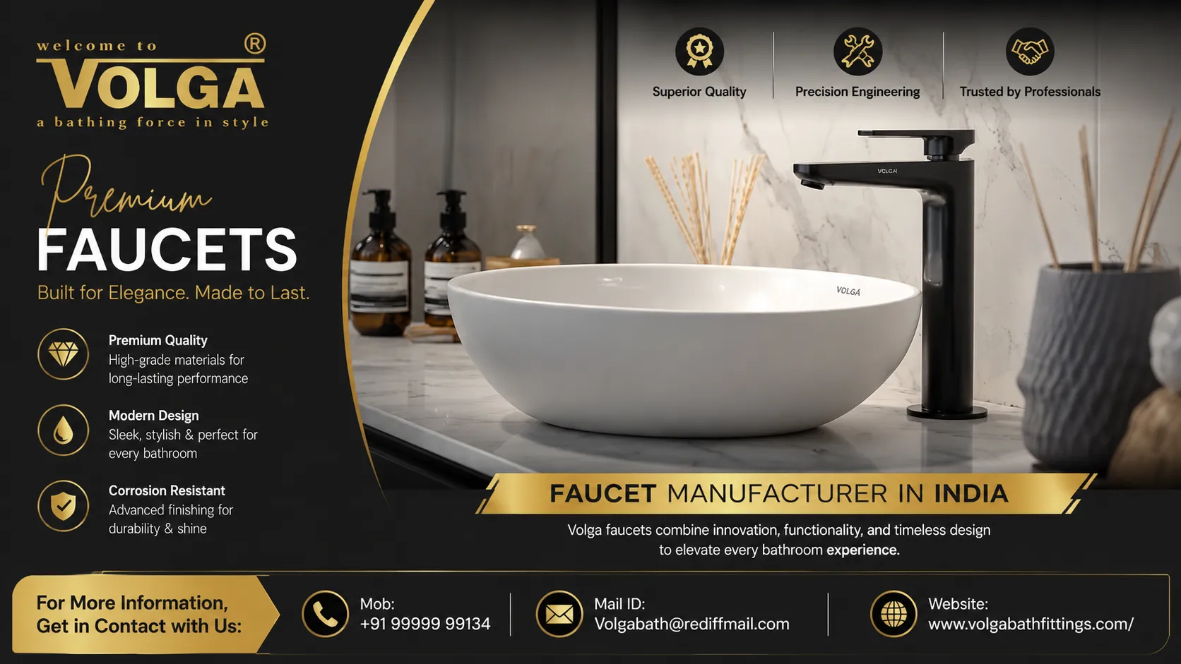 Best Faucet Manufacturer in India for Modern Homes