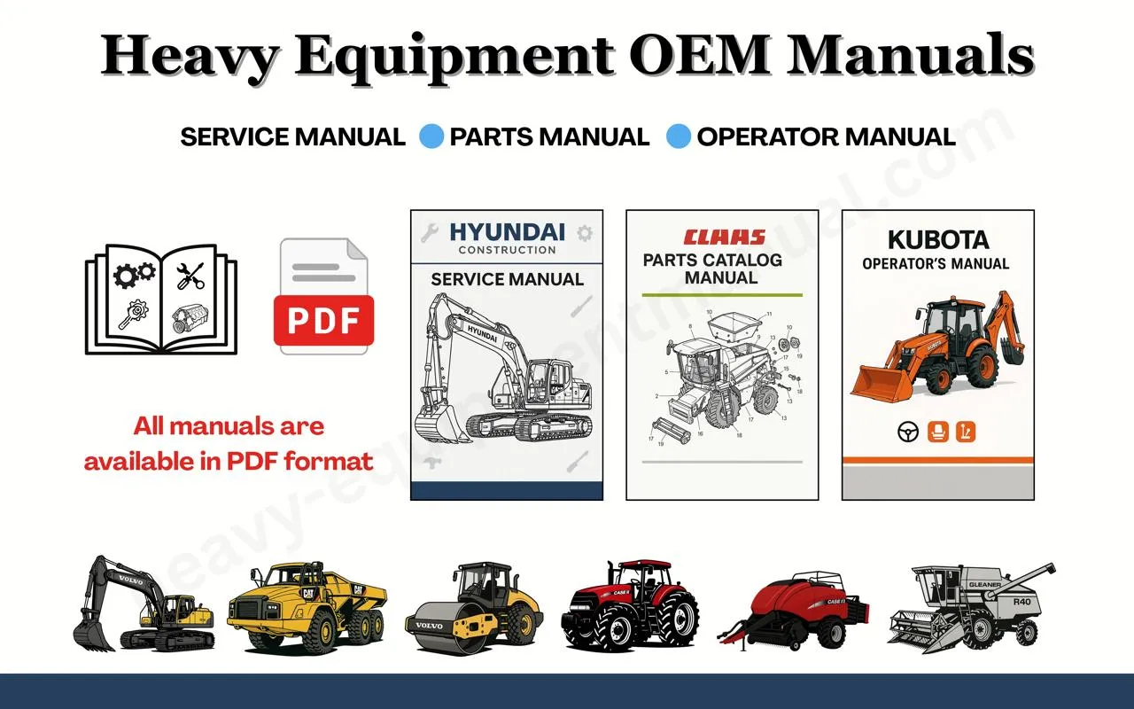 Why the Right Equipment Manual Matters More Than Most Owners Realize