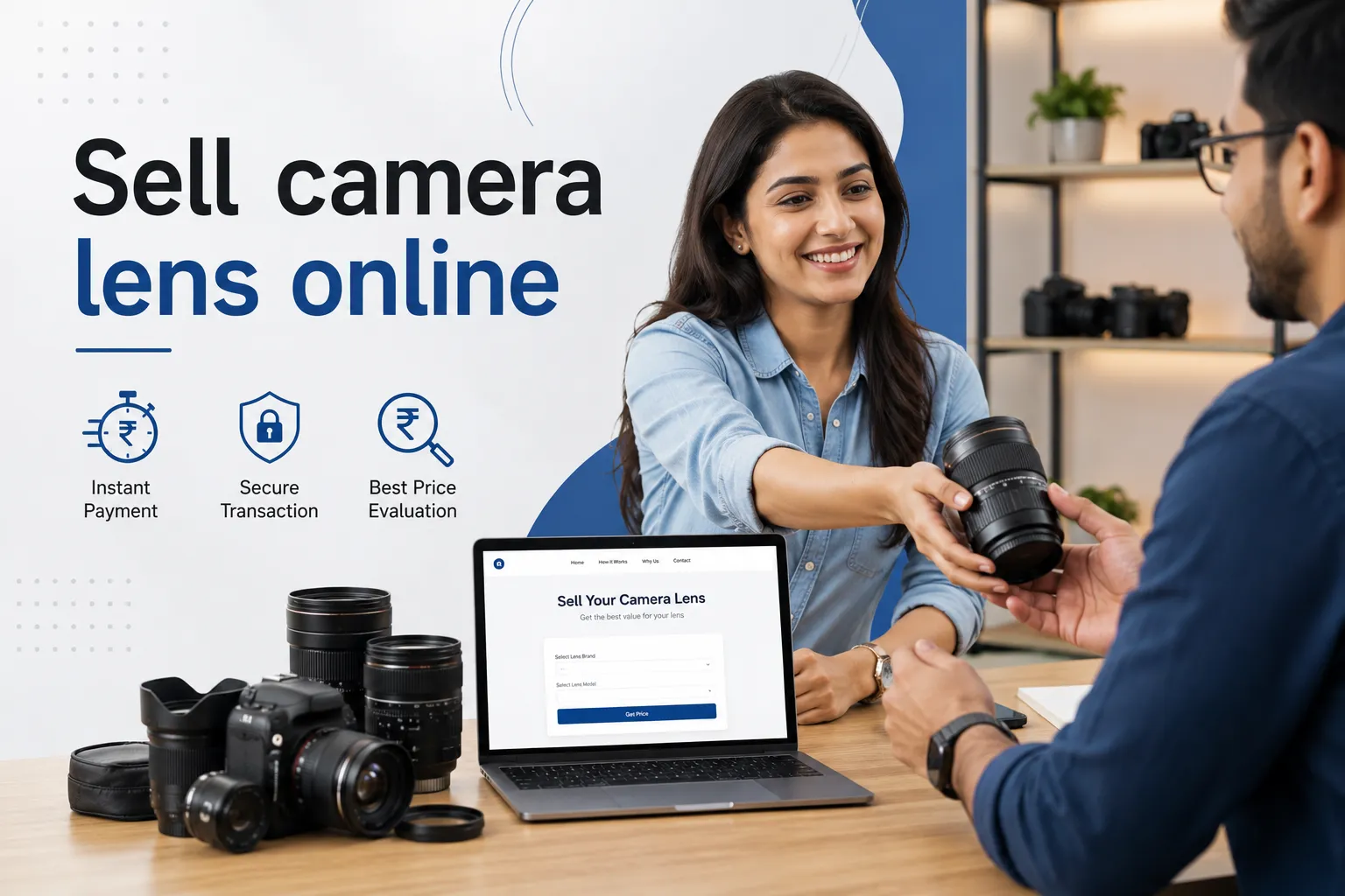 Sell Camera Lens Online in India – Get Best Value with Camera Sell Online