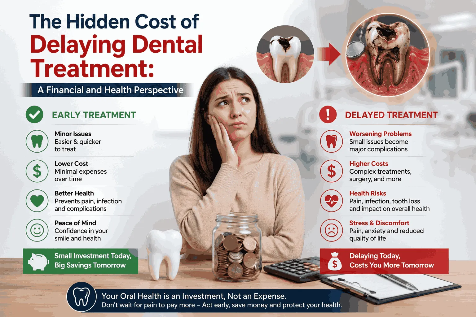 The Hidden Cost of Delaying Dental Treatment: A Financial and Health Perspective