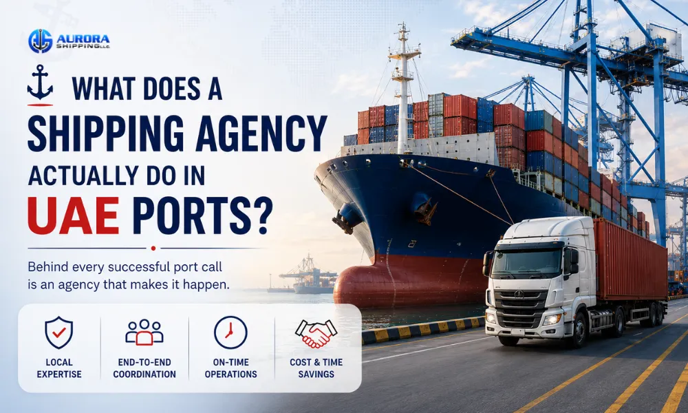 What Does a Shipping Agency Actually Do in UAE Ports?