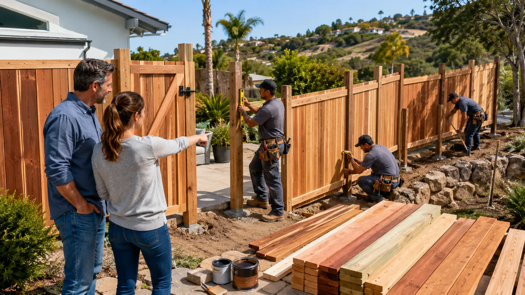 How Much Does Wood Fence Installation Cost in San Diego?