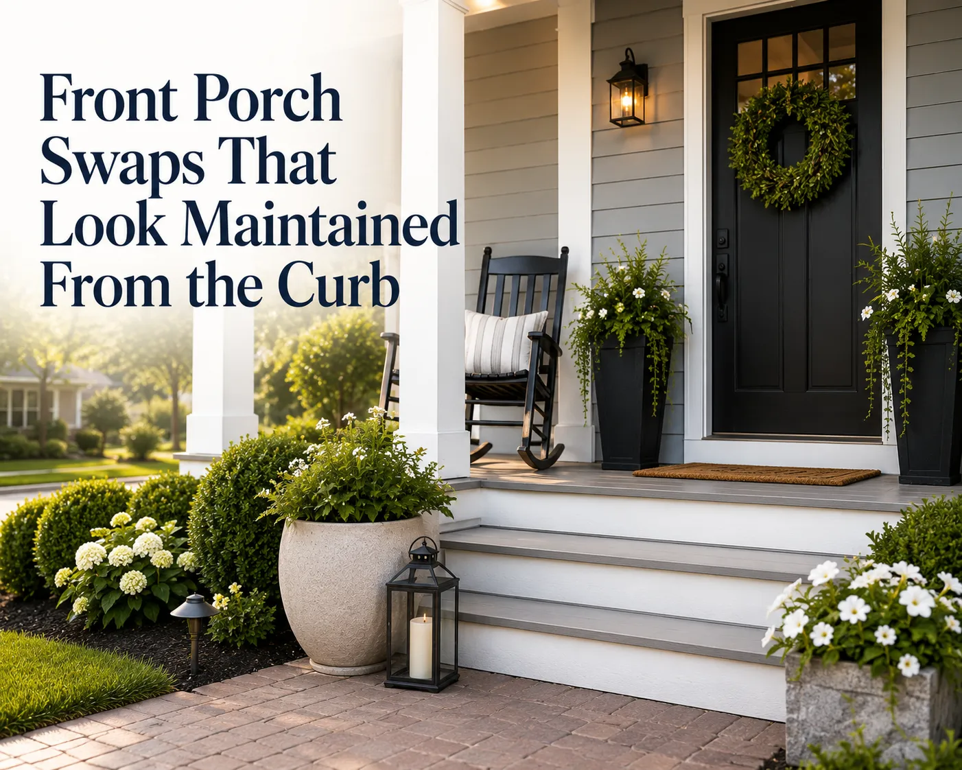5 Front Porch Swaps That Look Maintained From the Curb