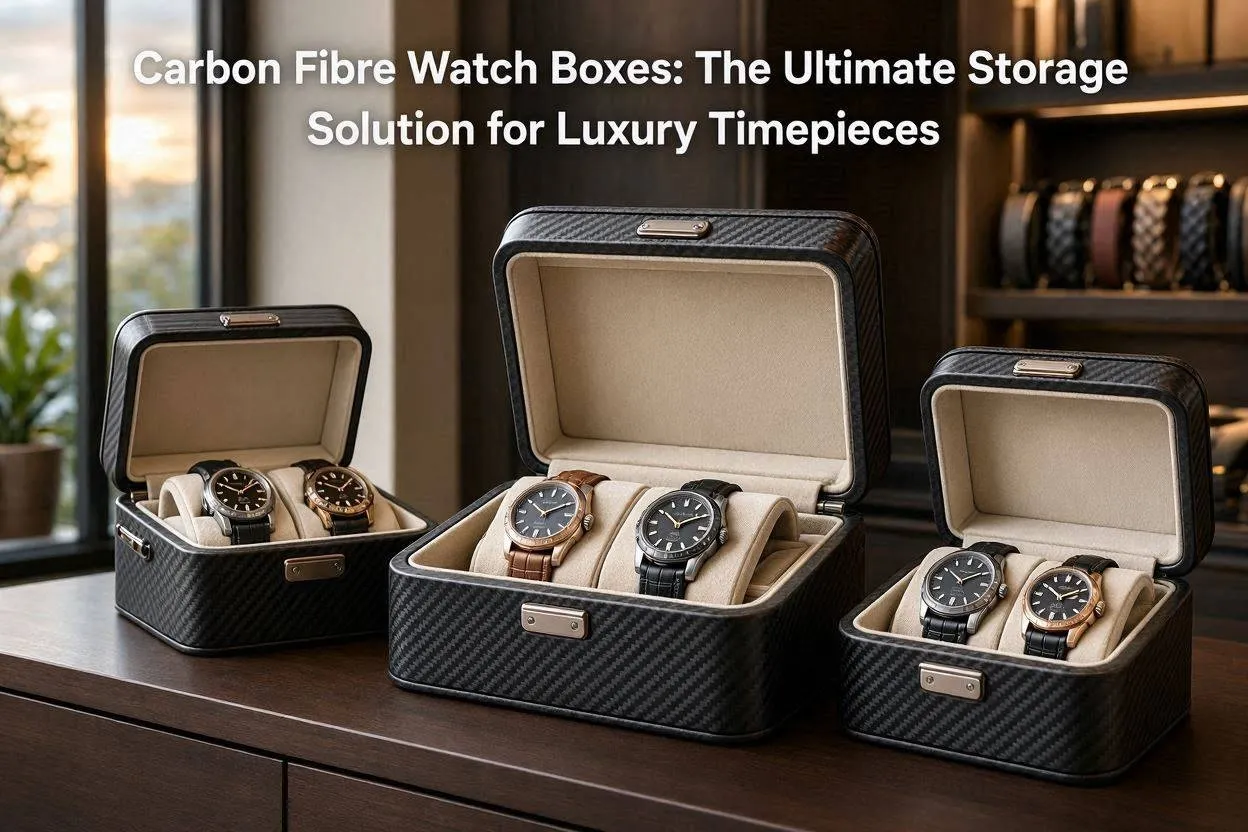 Carbon Fibre Watch Boxes: The Ultimate Storage Solution for Luxury Timepieces