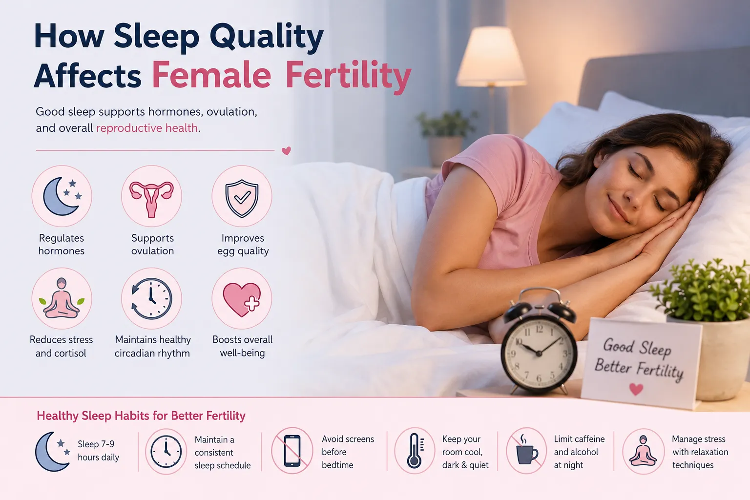 How Sleep Quality Affects Female Fertility