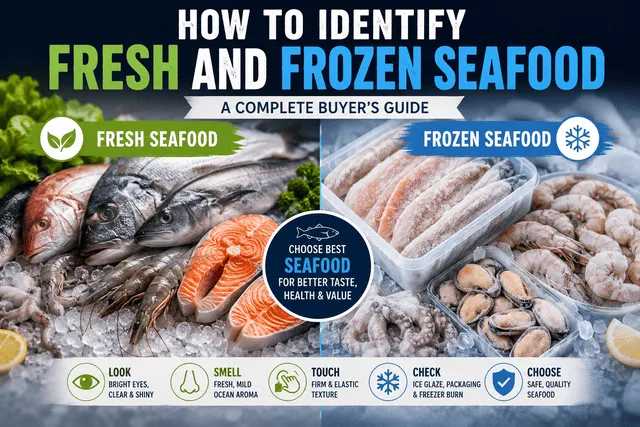 How to Identify Fresh and Frozen Seafood: A Complete Buyer’s Guide