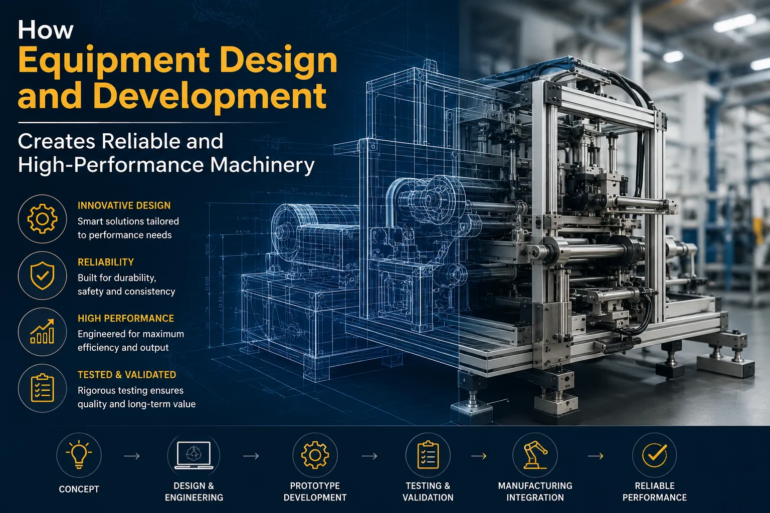 How Equipment Design and Development Creates Reliable and High-Performance Machinery