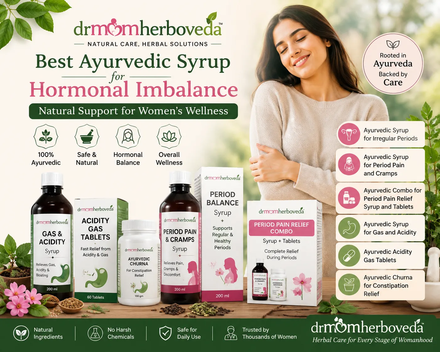 Best Ayurvedic Syrup for Hormonal Imbalance – A Natural Approach to Women's Wellness