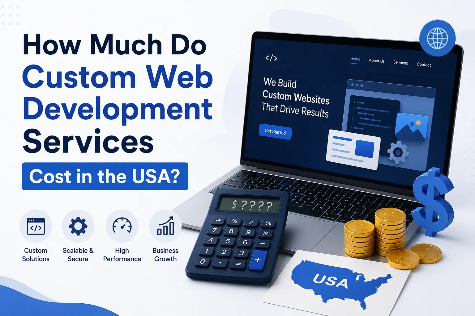 How Much Do Custom Web Development Services Cost in the USA?