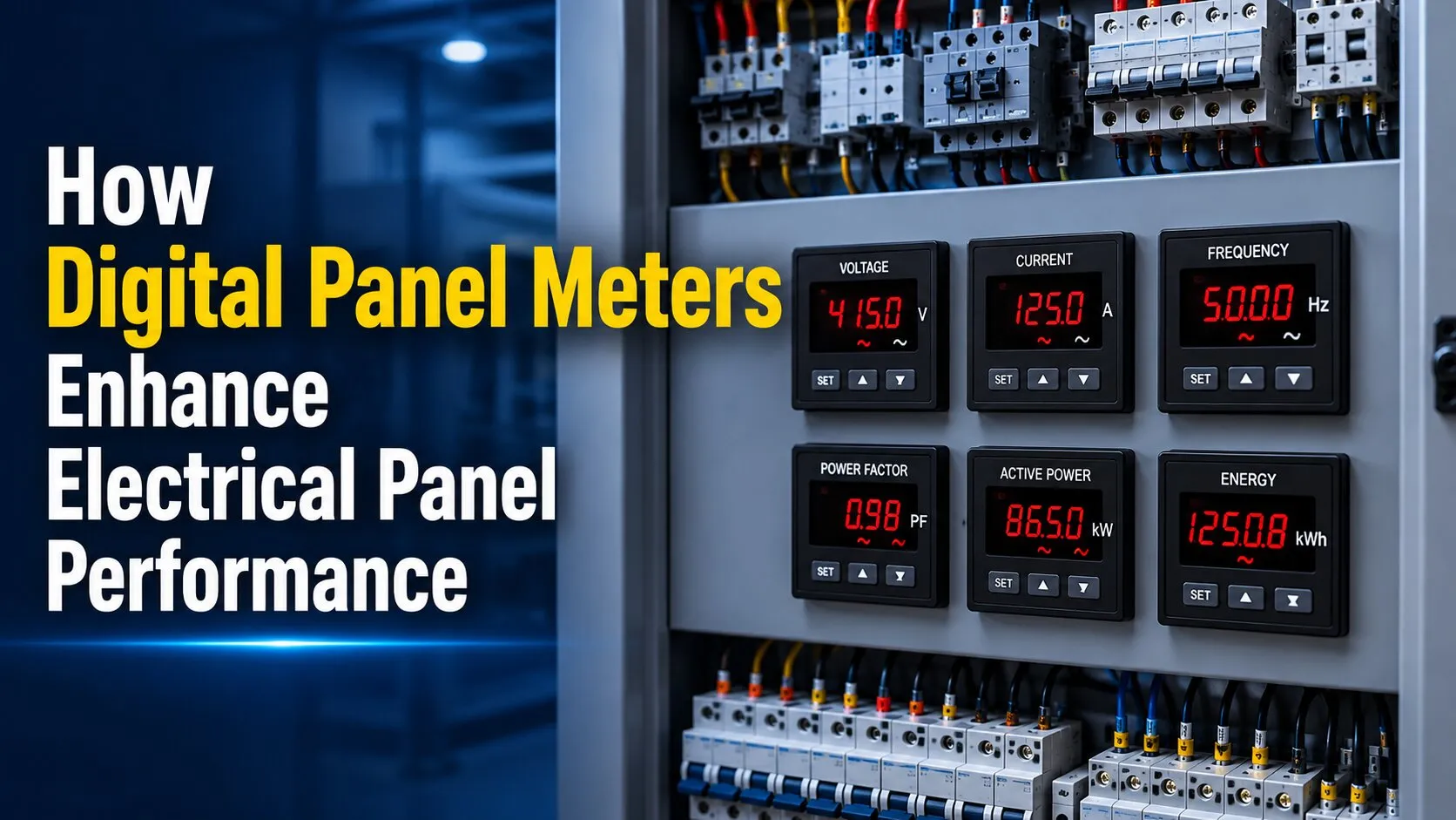 How Digital Panel Meters Enhance Electrical Panel Performance