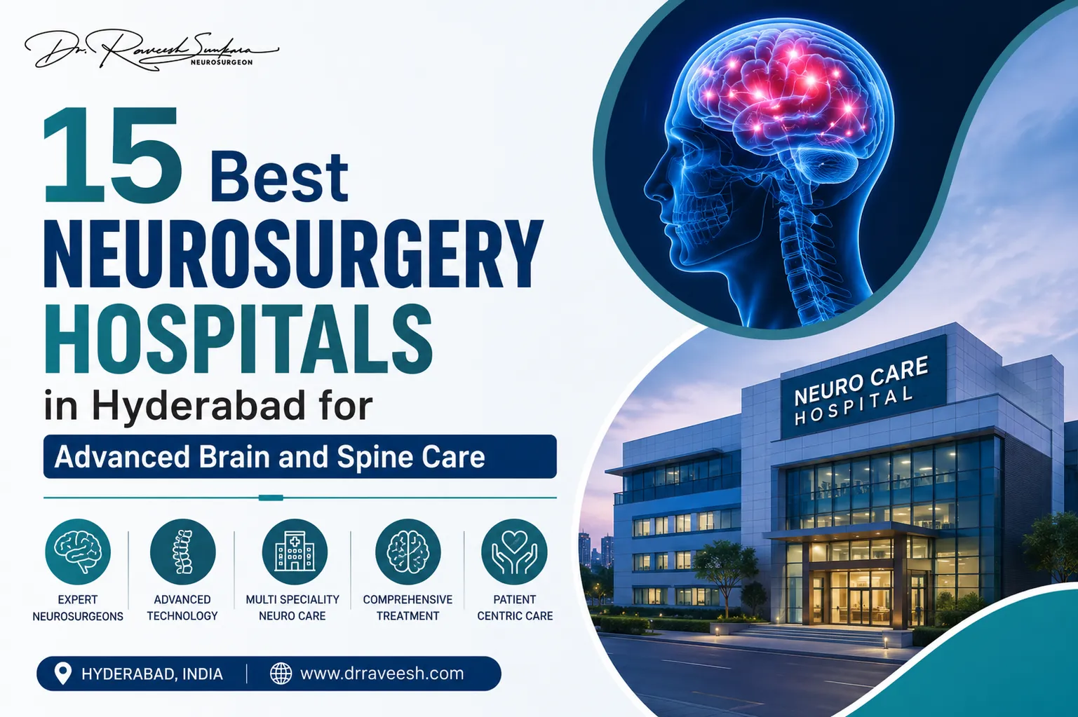 15 Best Neurosurgery Hospitals in Hyderabad for Advanced Brain and Spine Care