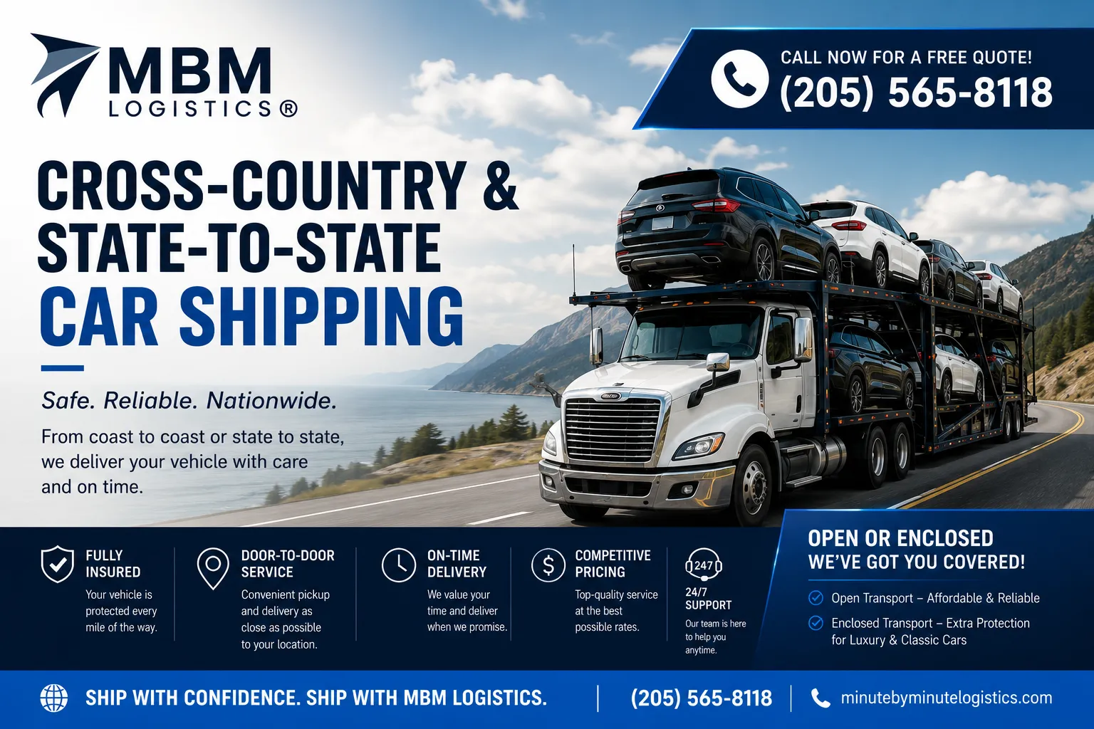 Best Cross-Country & State-to-State Car Shipping