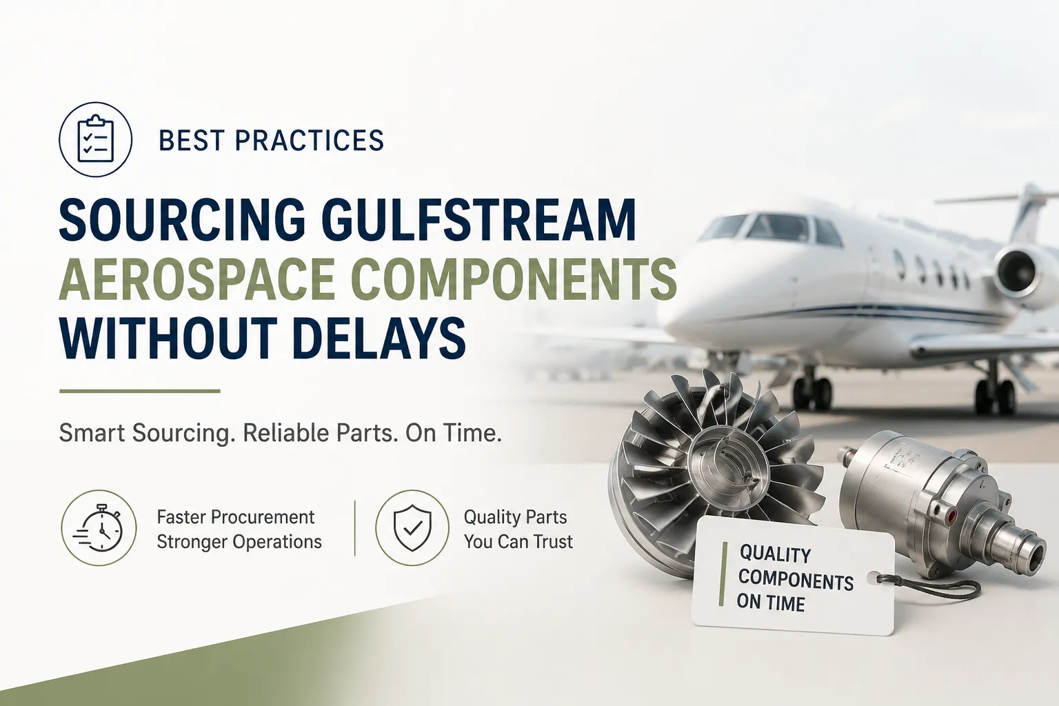 Best Practices for Sourcing Gulfstream Aerospace Components Without Delays